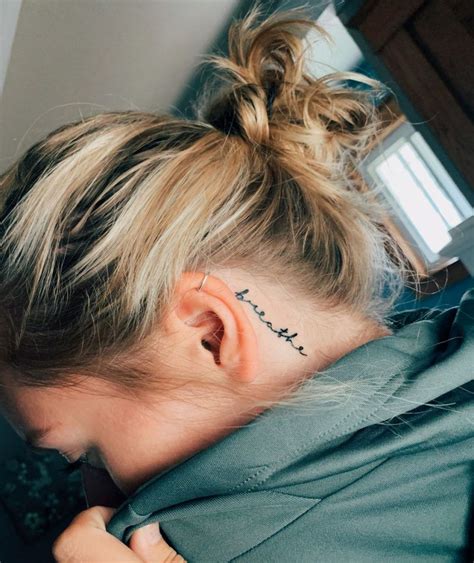 tattoos for behind the ear|small behind ear tattoo women.